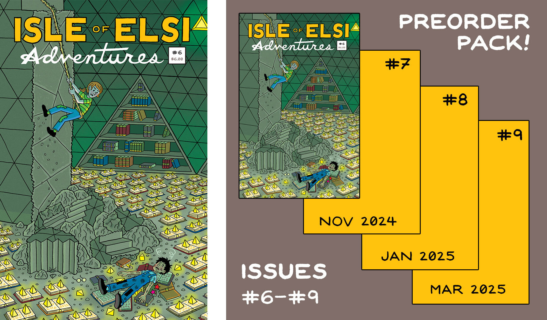 Isle of Elsi Adventures #6 and Underground Preorder Pack!